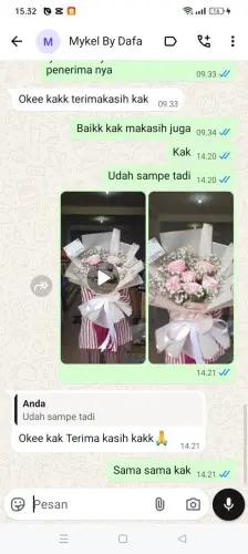 Testimonial Buket Bunga cicarimanah
